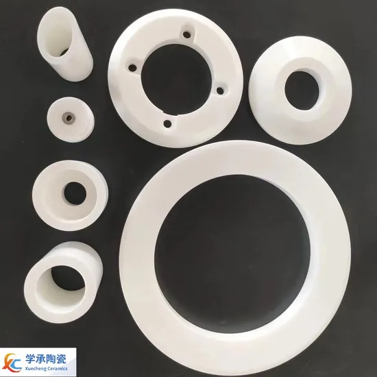 Custom Industrial Ceramic Lever with Threaded and Zirconium Oxide Features